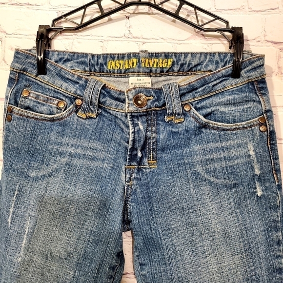 INSTANT VINTAGE DENIM CAPRIS - Picture 2 of 7